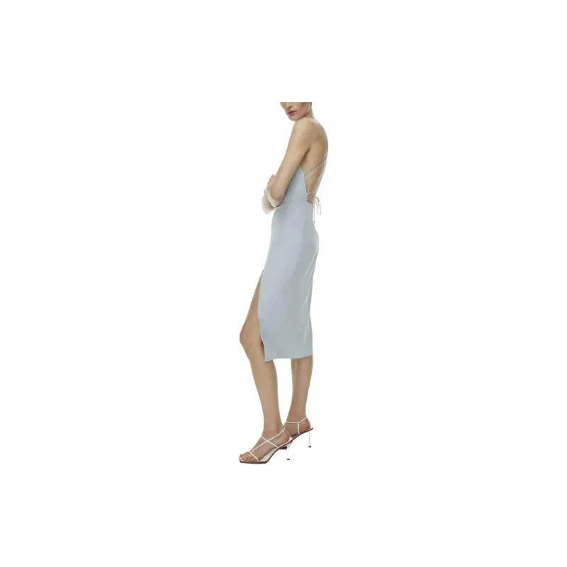 ARITZIA Babaton Success Dress Slip Dresses Women's Dew Blue-4