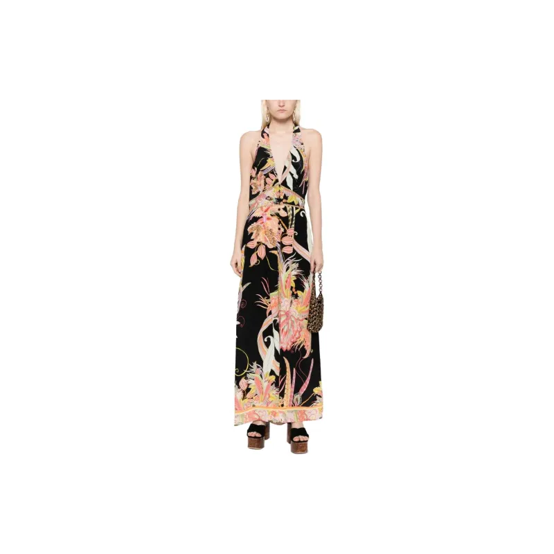 Camilla Floral print Halterneck Jumpsuit-1