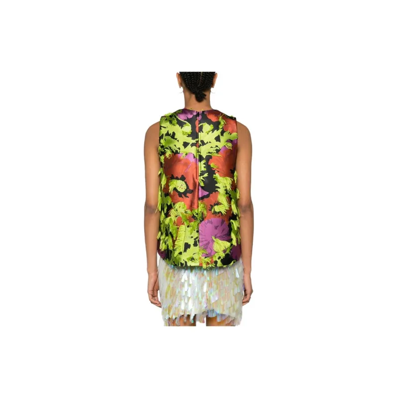 La DOUBLEJ. La Scala Wonderland-pattern Blouse-2