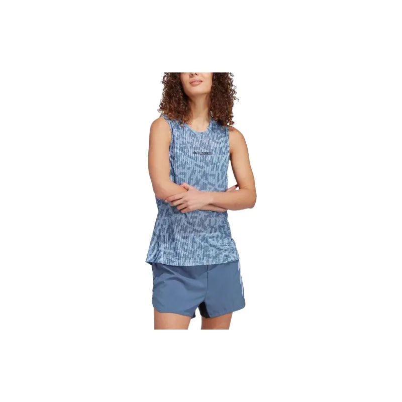 Adidas Terrex Tank Tops Women's Blue-3