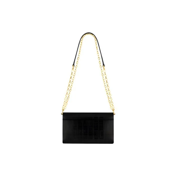 GIVENCHY 4G Cow Leather Crossbody Bag Small Size Women's Black-3