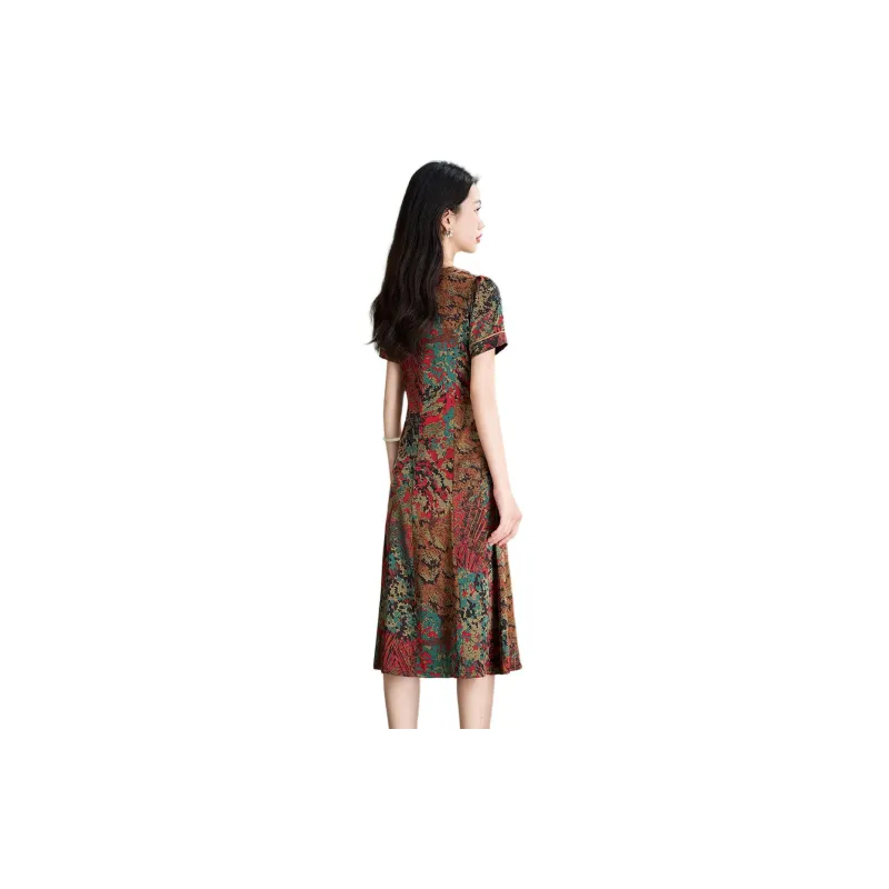 Mylan SS24 Short Sleeved Dress Women's Red-2