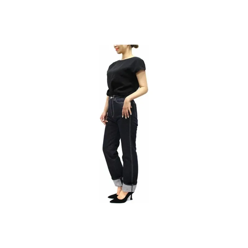 Moncler Jeans Women's Black Blue-2