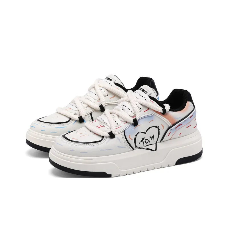 TALKING TOM Slip-Resistant Cushioning Wear-Resistant Low-Top Skateboard Shoes Unisex-23