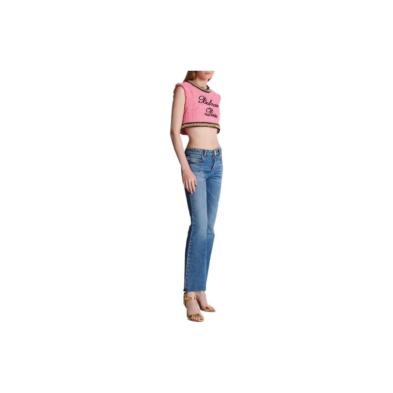 BALMAIN Flared Denim Jeans-3