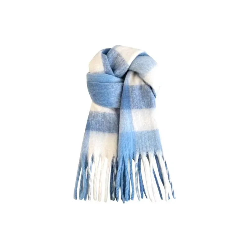 PISHUSHU Knit Scarves Unisex-0
