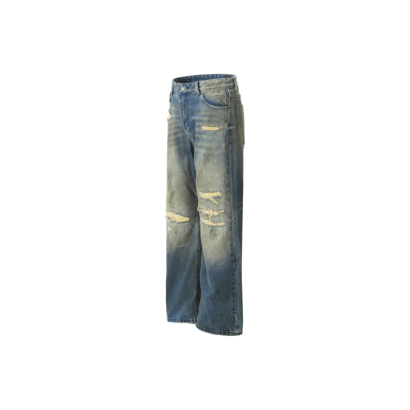 GBXM Jeans Unisex Vintage Blue-1