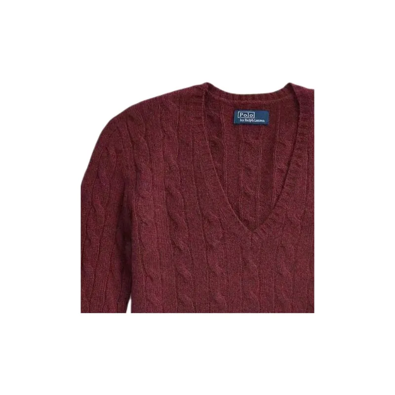 Polo Ralph Lauren Sweater Women's Burgundy-4