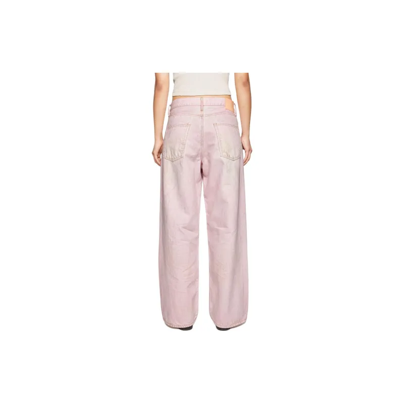 Acne Studios FW24 Jeans 1981F Women's Light Pink-2