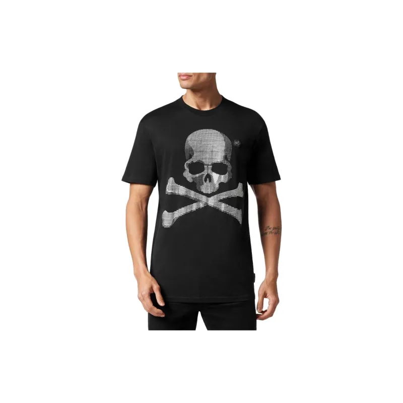 PHILIPP PLEIN Skull Printed Crewneck T Shirt-1