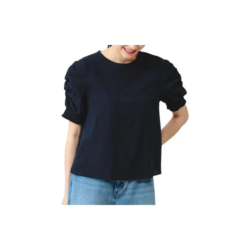 Beams Shirt Women's Marine Blue-6