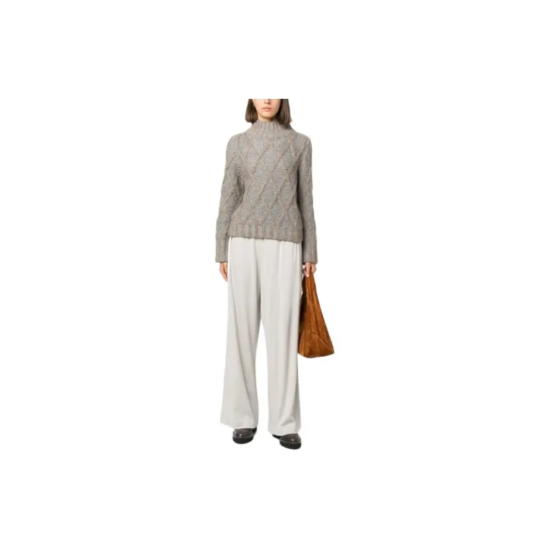 Fabiana Filippi Wide Leg Pleated Detail Pants-1
