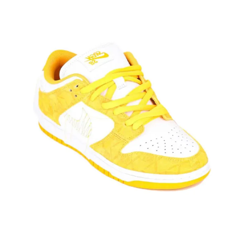 THE SHOE SURGEON x Nike Slip-Resistant Low-Top Casual Shoes Men's Yellow White-1