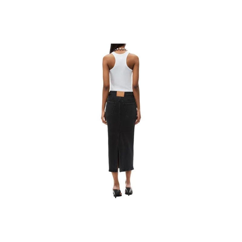 Alexander Wang Denim Midi Skirt-2