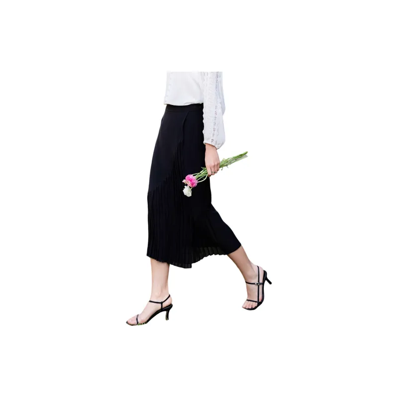 H YXIANG Casual Long Skirts Women's-3