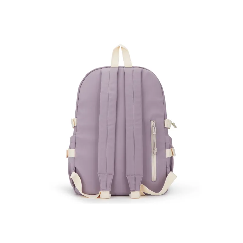JEANSWEST Fabric Backpack Regular Unisex Red White/Purple-16