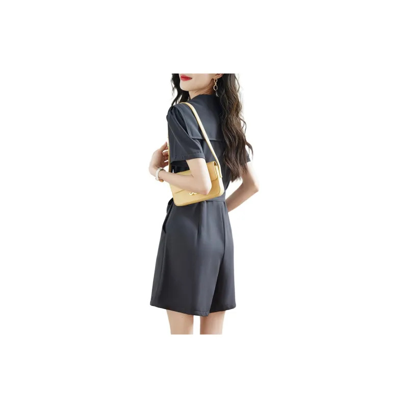 Mo Han Yi Mei Jumpsuit Women's Gray-1