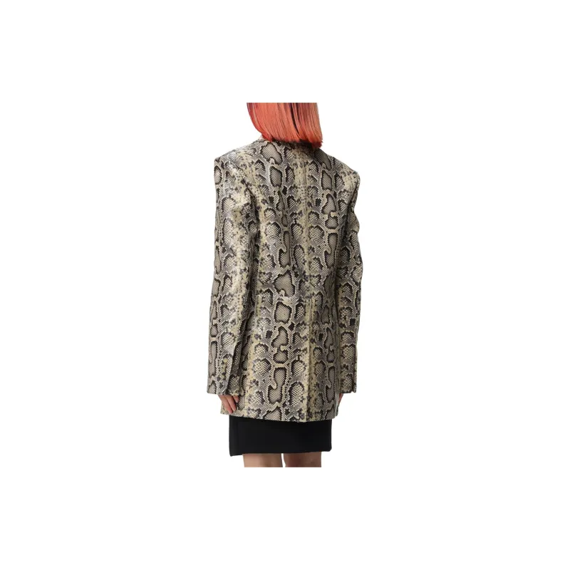 SportMa Leather Jacket Women's Brown-3