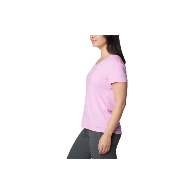 Columbia TrekSun Trek Regular T-Shirt Women's Purple Pink-2