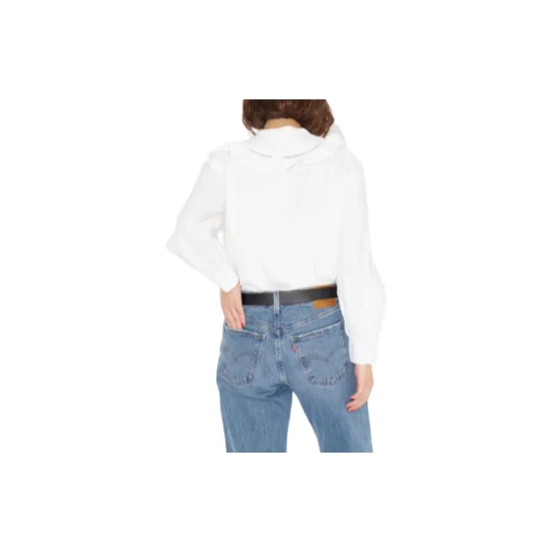 Levis Shirts Women's White-3