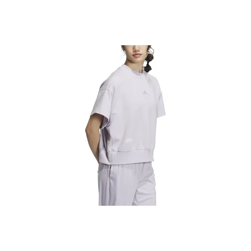 Adidas T Shirts Women's Purple-3