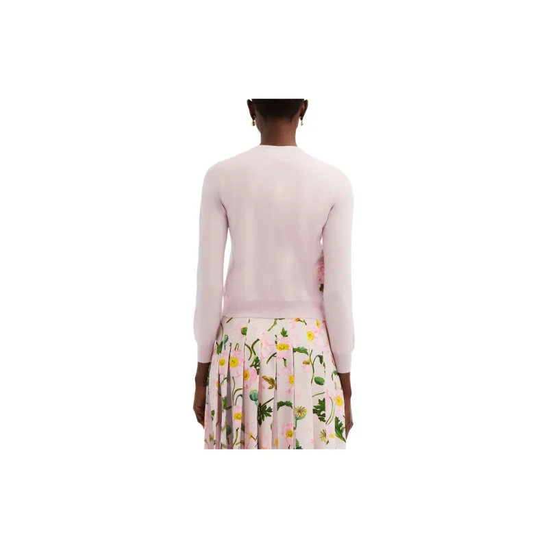 Oscar De La Renta Floral embellished Cardigan-3