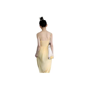 SUPERSCAPE Slip Dress Women's Cheese Yellow