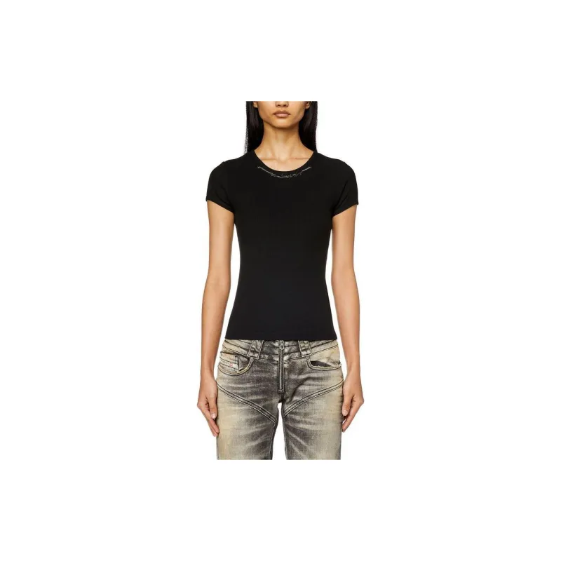DIESEL SS24 Regular T Shirt Women's Black-2
