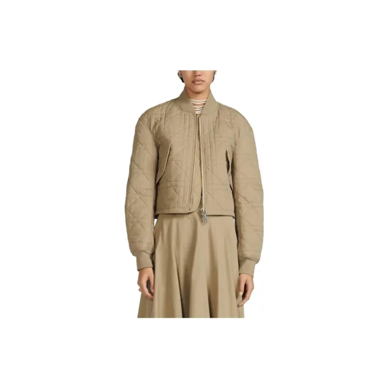 DIOR Jackets Coats Women's Khaki-2