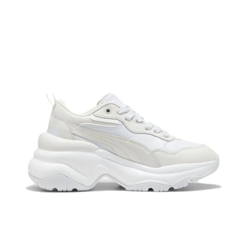 PUMA Anti Slip Wear Resistant Low Top Chunky Sneakers Women's White-1