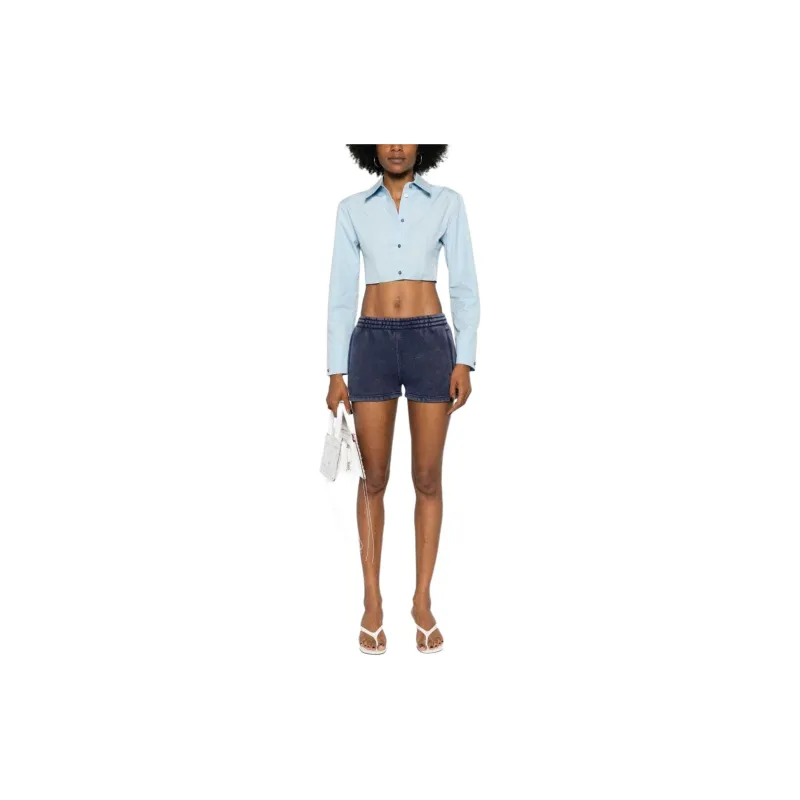 Alexander Wang Embossed logo Track Shorts-2