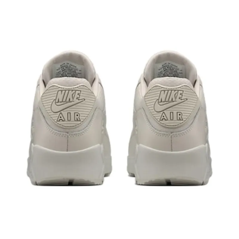 Nike Air Max 90 Anti Slip Wear Resistant Low Top Casual Shoes Unisex Light Gray-3
