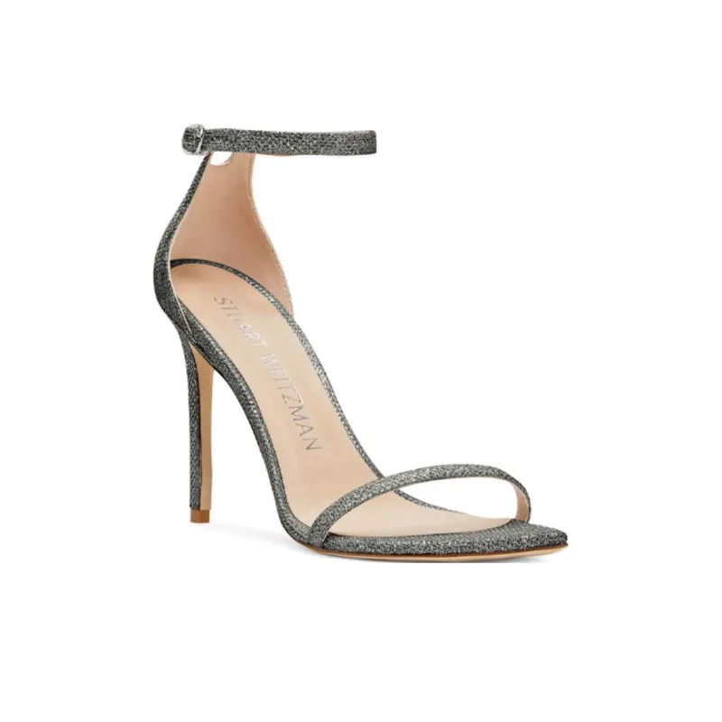 stuart weitzman Nudistsong 110mm Glitter Sandals-3