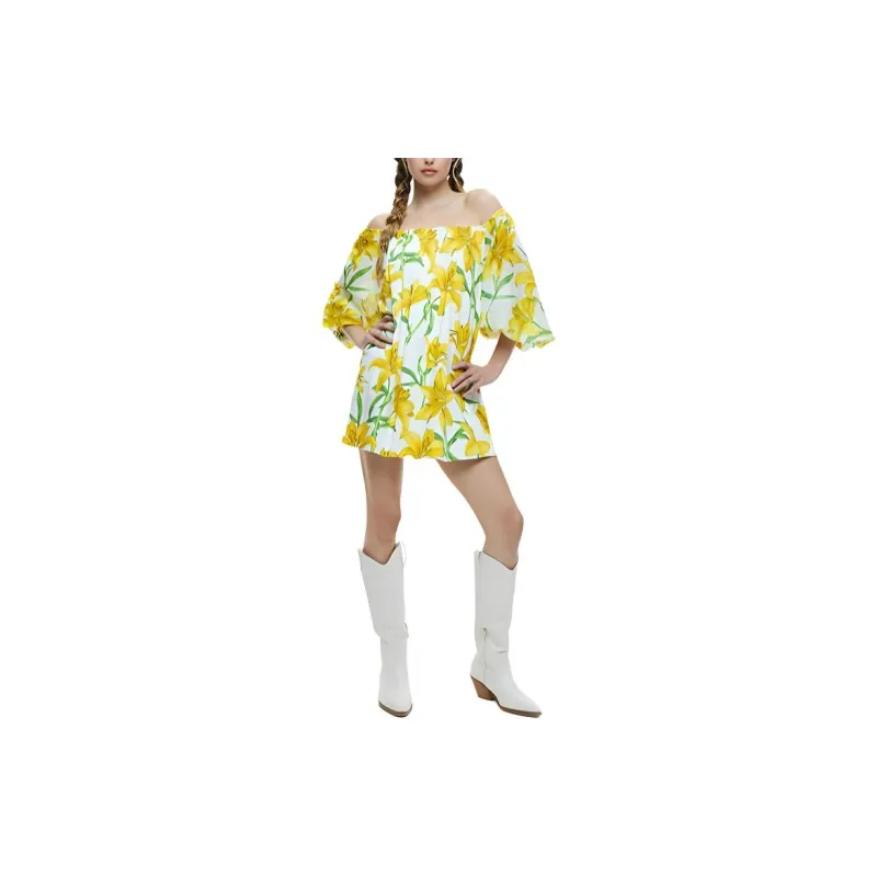 ALICE+OLIVIA Artemis Off shoulder Minidress-1