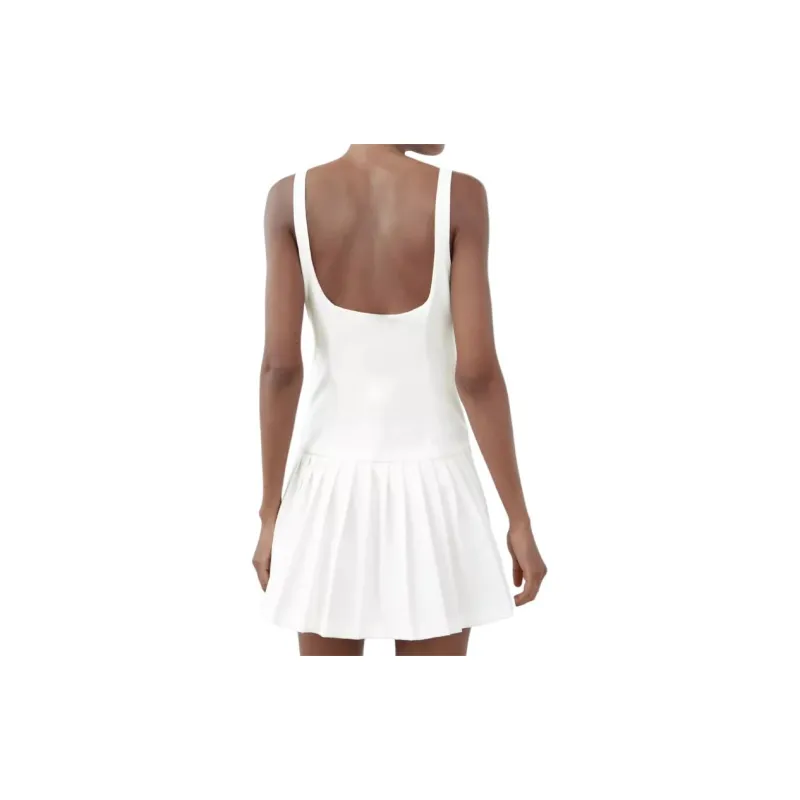 ZARA Sleeveless Dress Women's White-4