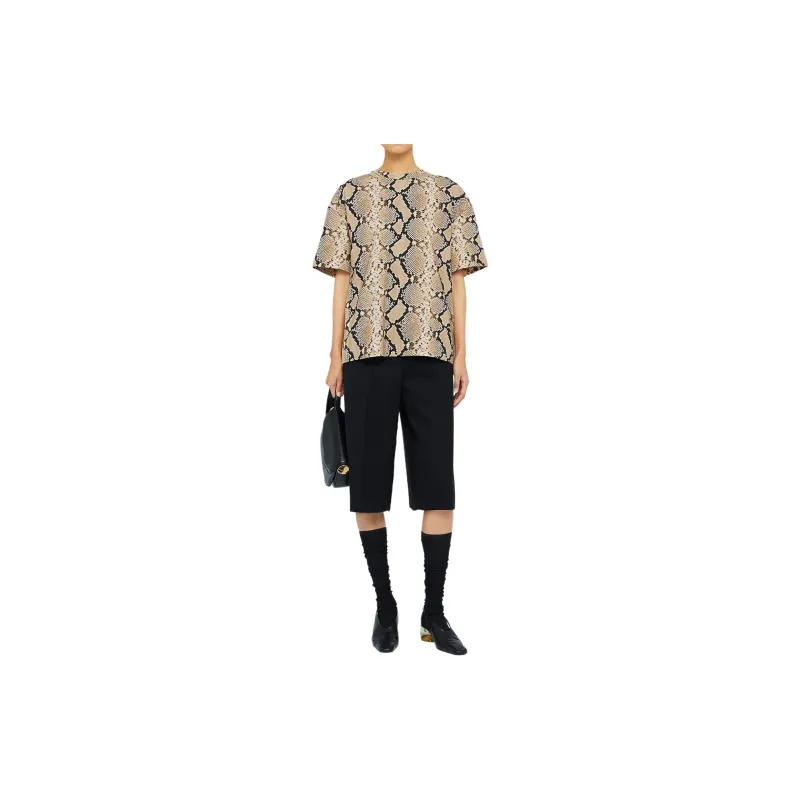JIL SANDER Python Printed Crewneck T Shirt-1