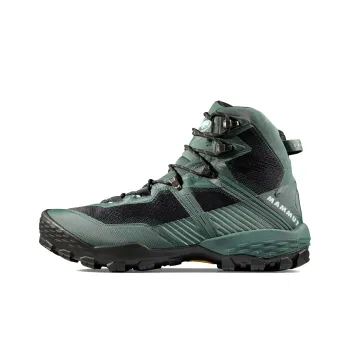 MAMMUT Ducan Anti Slip And Wear Resistant Water Resistant High Top Trekking Shoes Men's Dark Green