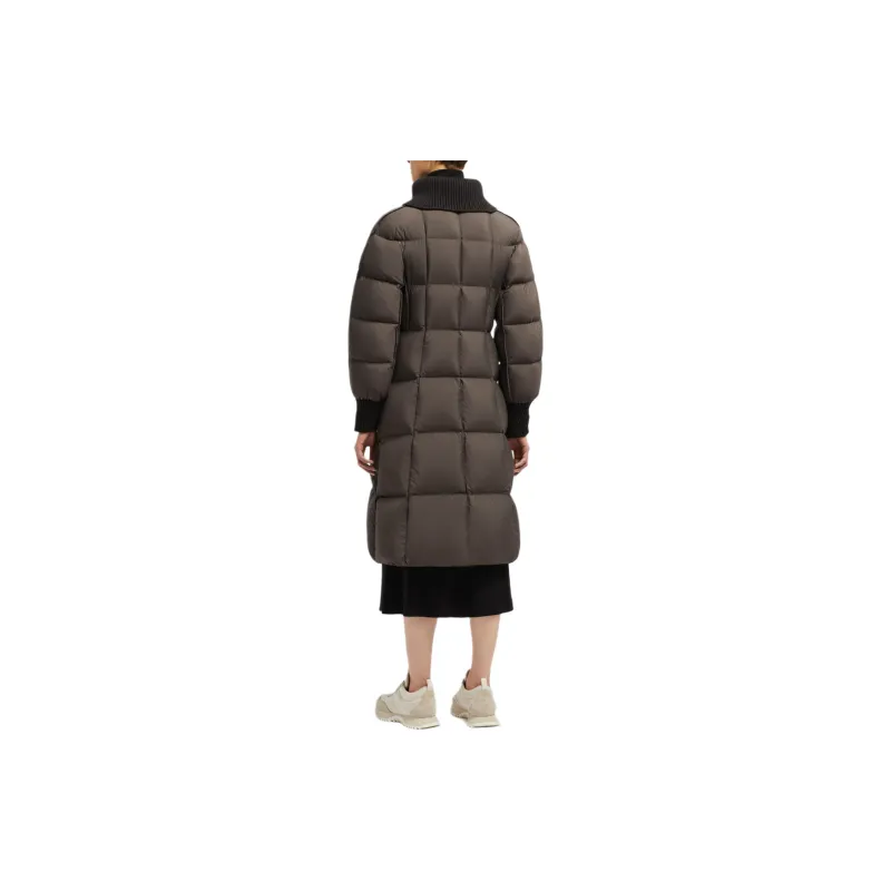 Moncler Down Jacket Women's Brown-3