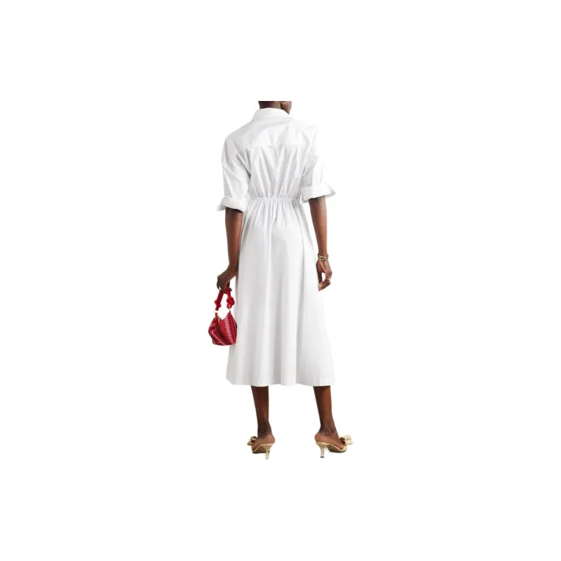 Staud Long-Sleeved Dresses Women's White-2