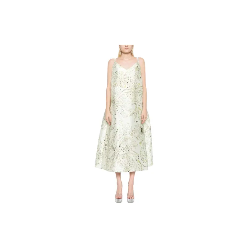 Saiid Kobeisy Printed Mikado Dress-1