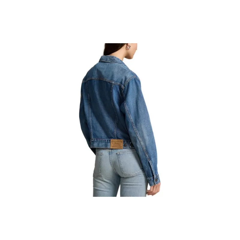 Polo Ralph Lauren Denim Jacket Women's Dark Blue-2