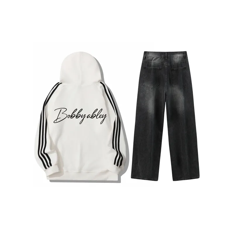 BOBBY ABLEY Sweatshirt Set Unisex Black-17