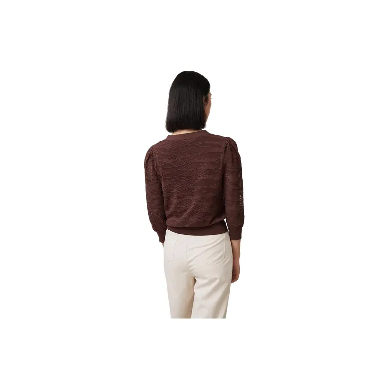 HDFULERN Knitwear Women's Coffee-2