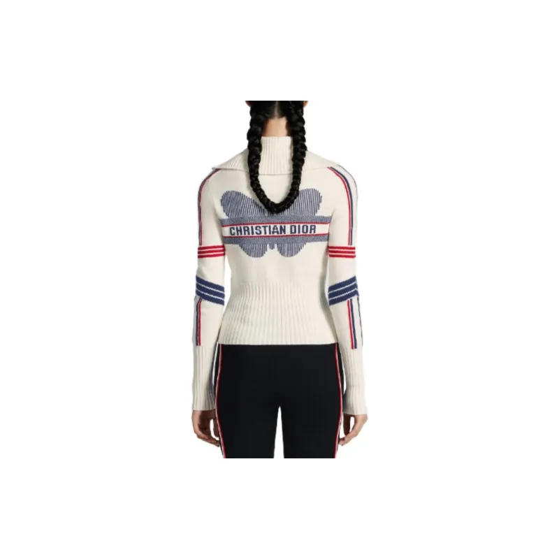 DIOR Dioralps FW23 Knitwear Women's Ecru-3