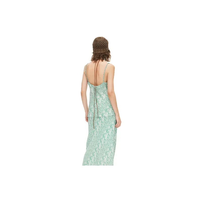 III VIVINIKO Camisoles Women's Print Green-2