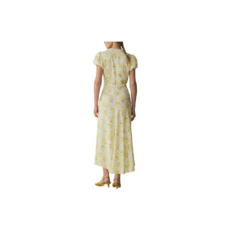 DOEN ORIANNA DRESS Short-Sleeved Dresses Women's Lemon-2