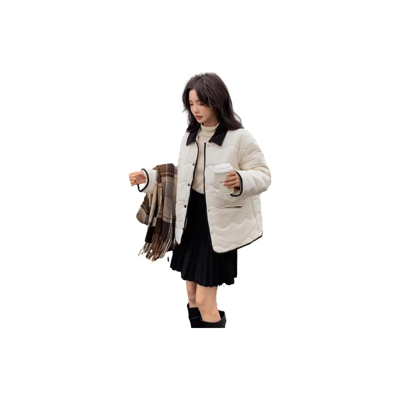 Tonlion Puffer Jacket Women's Raw White-1