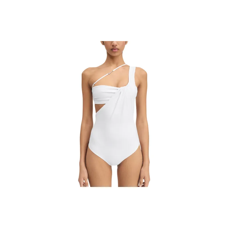 Nike X Nike Le Body Drapé Dress White-2