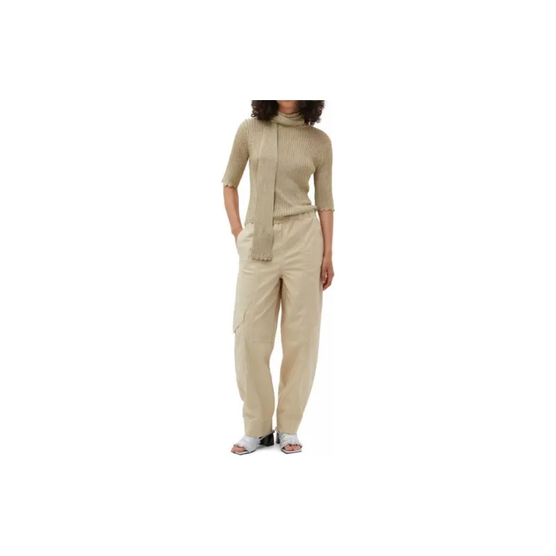 GANNI Straight Leg Cargo Pants-2