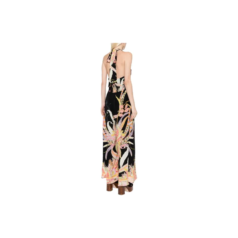 Camilla Floral print Halterneck Jumpsuit-2